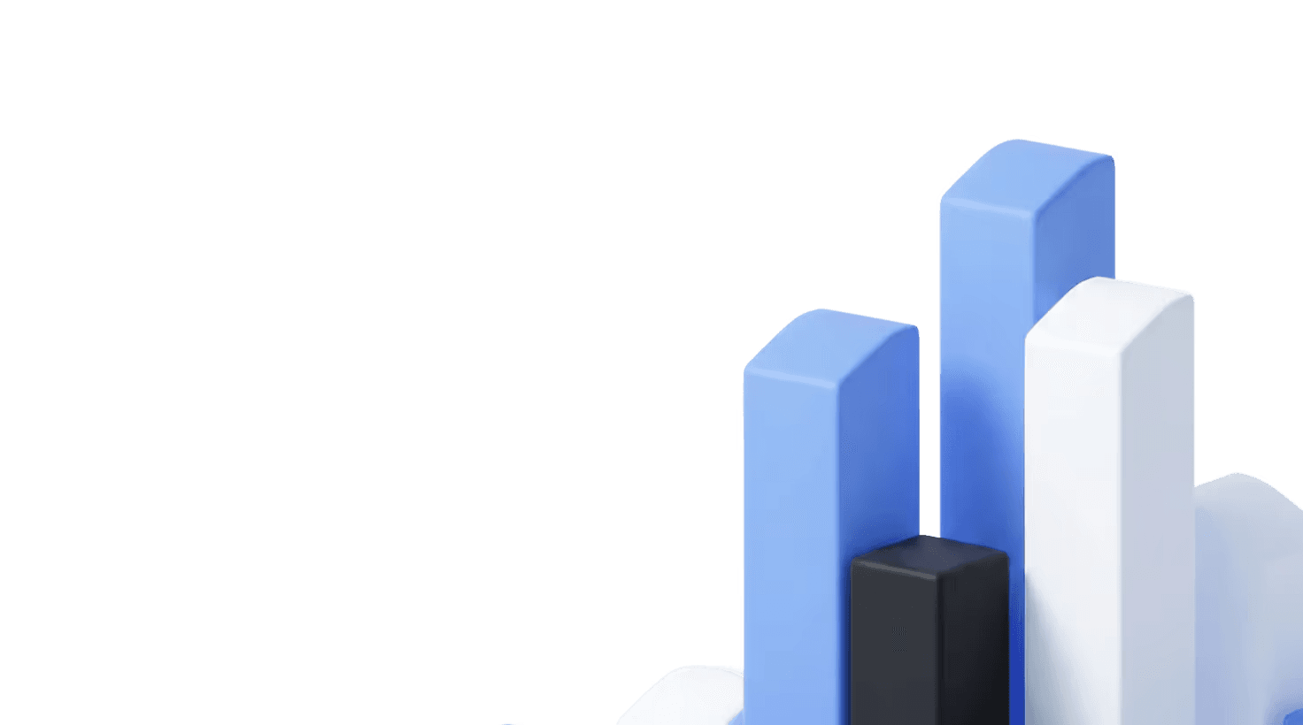 Bar chart illustration representing countries